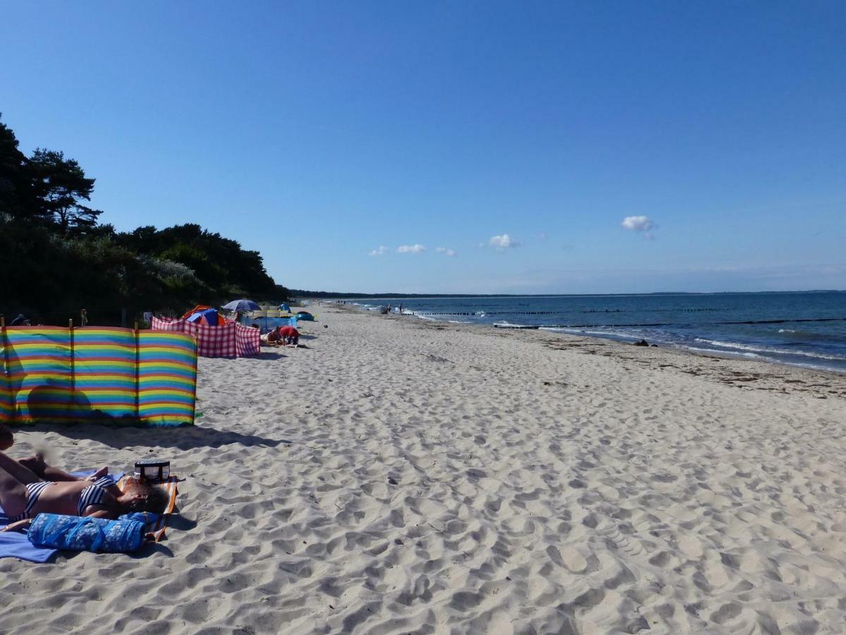 Strandhaus Lucky, Sauna, Garten, Kamin, Strandnah Glowe Kültér fotó